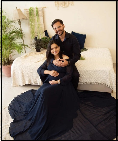 G531, Black Shoot Trail Gown Size: All, Color: All
