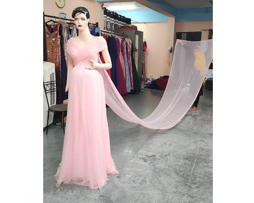 G22, Pink Maternity Shoot Gown, Size: All, Color: All