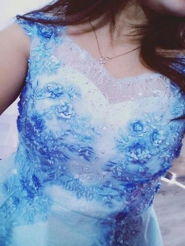 G88, Sweet Sky Blue Ball Gown, Size (XS-30 to XL-40)