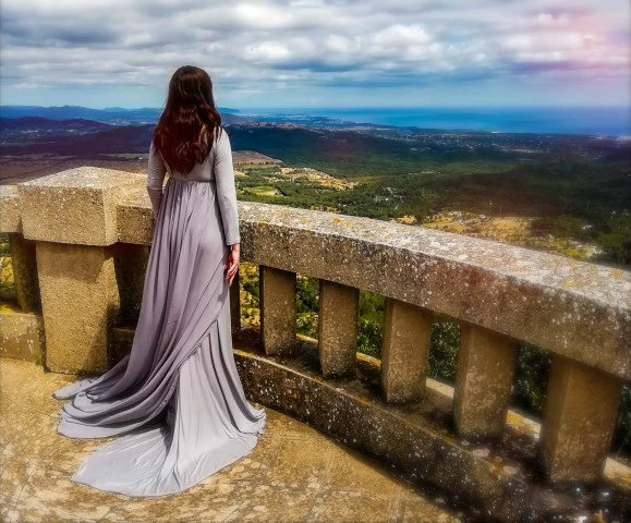 G155,Grey Maternity shoot Baby Shower Lycra Body Fit Gown, Size: All, Color: All