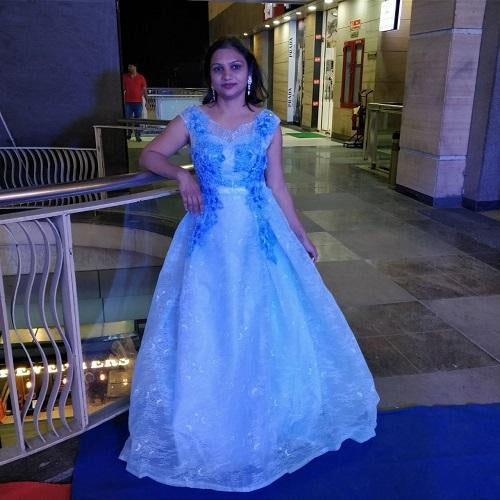 G88, Sweet Sky Blue Ball Gown, Size (XS-30 to XL-40)