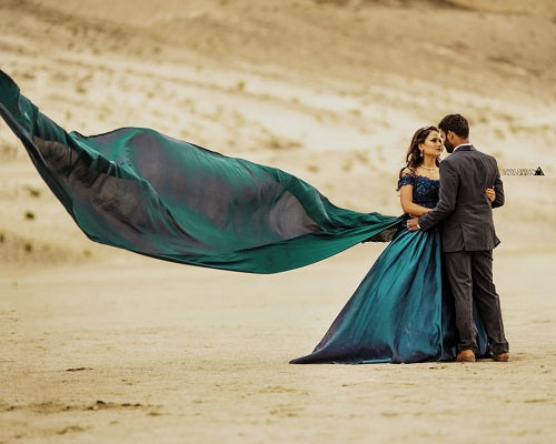 G132, Navy Blue Satin Off Shoulder Trail Ball gown Size: All, Color: All