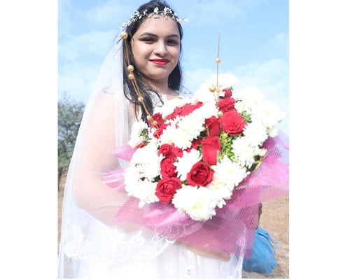 W154, White Ball Gown, Size (XS-30 to XXL-44)