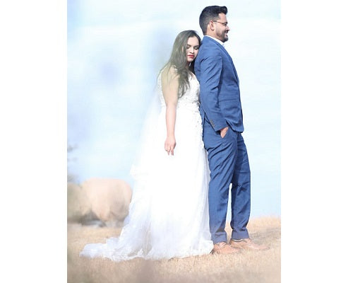 W154, White Ball Gown, Size (XS-30 to XXL-44)