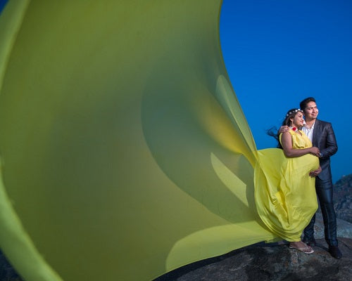 G178, Yellow Maternity Gown, Size: All, Color: All