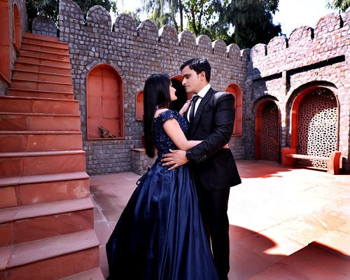 G132, Navy Blue Satin Off Shoulder Trail Ball gown Size: All, Color: All