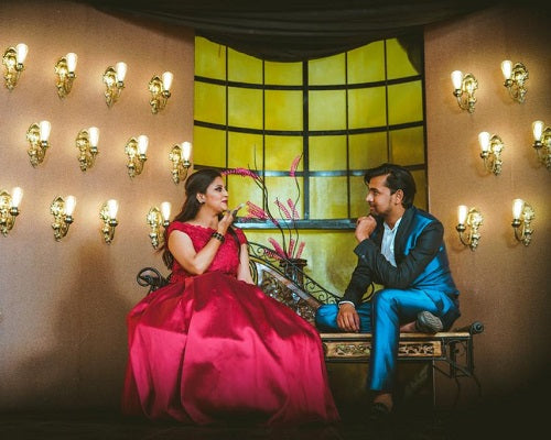 G801, Wine Satin Off Shoulder Lace Trail Ball Gown, Size (XS-30 to XL-40)