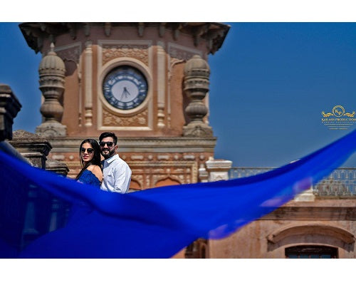 G300, Royal Blue Long Trail Prewedding Shoot Gown, Size: All, Color: All