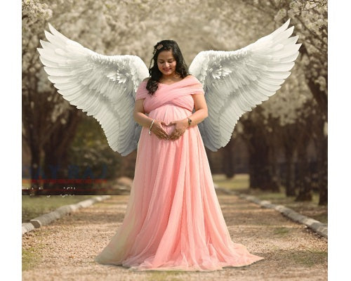G22, Pink Maternity Shoot Gown, Size: All, Color: All