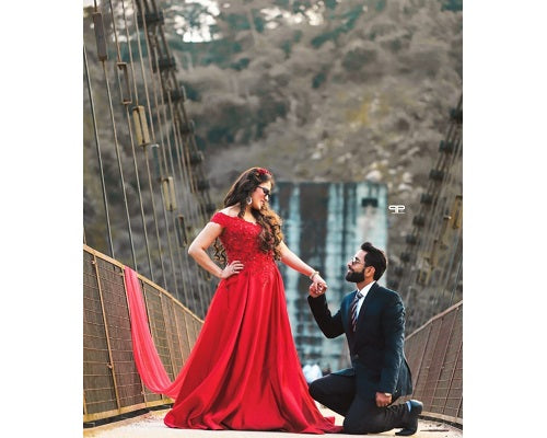 G130, Wine Satin Off Shoulder Trail Ball gown, Size: All, Color: All