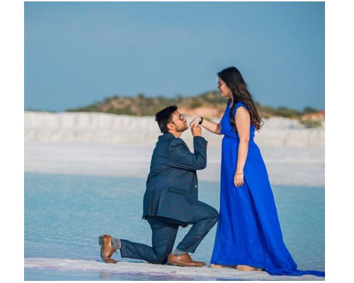 G138, Royal Blue Maternity Shoot Baby Shower Gown, Size: All, Color: All