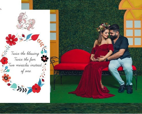 G247, Red Wine Maternity Shoot Baby Shower Trail Fit Gown, Size: All, Color: All