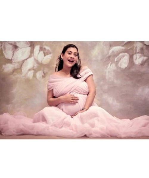 G22, Pink Maternity Shoot Gown, Size: All, Color: All
