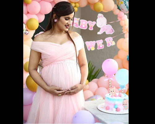G22, Pink Maternity Shoot Gown, Size: All, Color: All