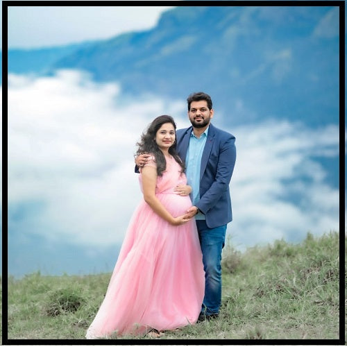 G22, Pink Maternity Shoot Gown, Size: All, Color: All