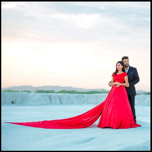 G350, Wine satin Maternity Shoot Gown, Size: All, Color: All