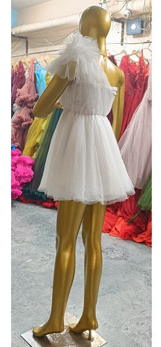 W719, White short dress Size: All, Color: All