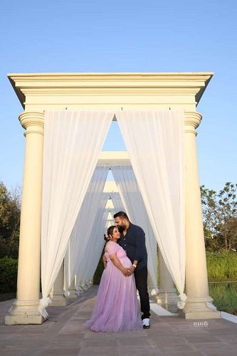 G522, Lavender Maternity Shoot Gown, Size: All, Color: All