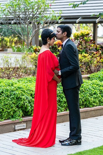 G246,Red Wine Maternity Shoot Baby Shower Trail Lycra Fit Gown, Size: All, Color: All