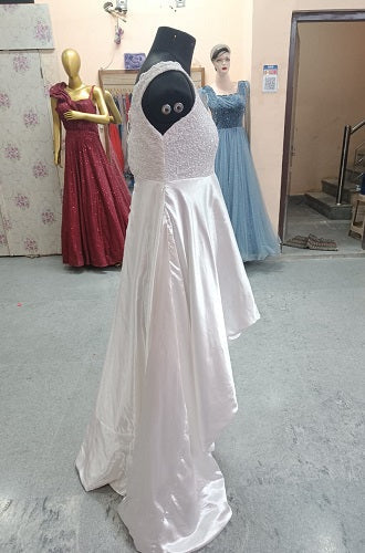 G732, White Front Short Evening Gown, Size: All, Color: All
