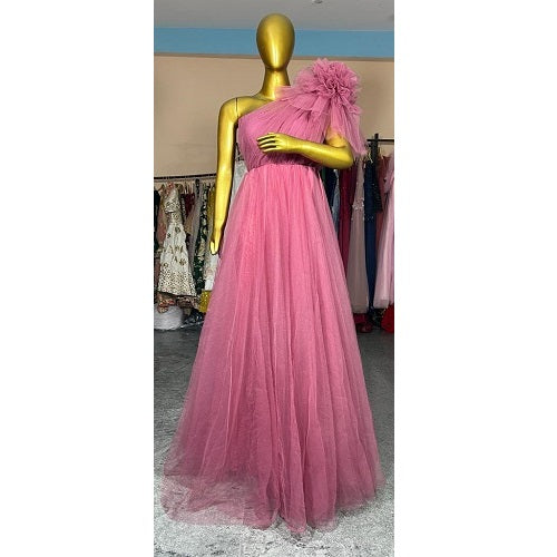 G1419, Onion Peach Shoot Trail Gown, Size: All, Color: All