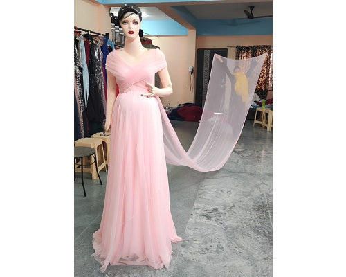 G22, Pink Prewedding Shoot Gown, Size: All, Color: All