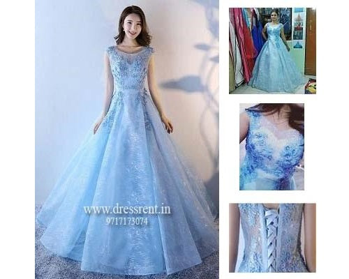 G88, Sweet Sky Blue Ball Gown, Size (XS-30 to XL-40)