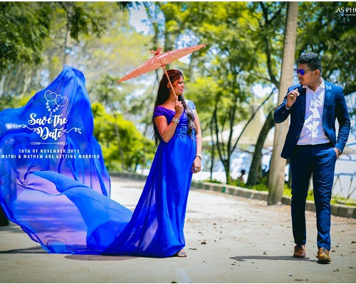 G300, Royal Blue Long Trail Prewedding Shoot Gown, Size: All, Color: All
