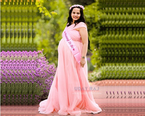 G22, Pink Prewedding Shoot Gown, Size: All, Color: All