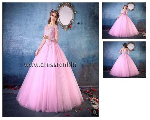 G149, Pink Victoria Ball Gown (Engagement Gown), Size (XS-30 to L-36)