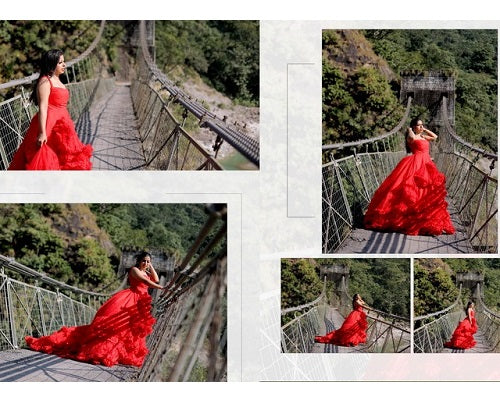 G37, Luxury Red Cloud Puffy Trail Ball Gown, Size: All, Color: All