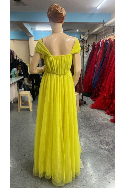 G622 , Yellow Maternity Shoot  Gown, Size: All, Color: All
