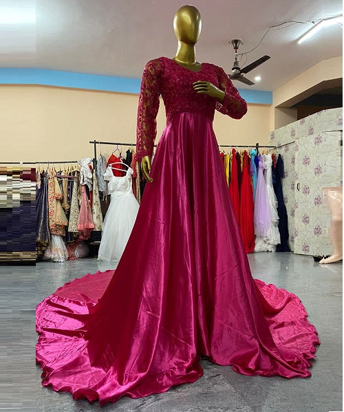 Dark Pink Gown - Fairy Tale